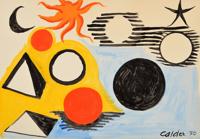 Large Alexander Calder Gouache Painting - Sold for $97,500 on 05-02-2020 (Lot 174).jpg